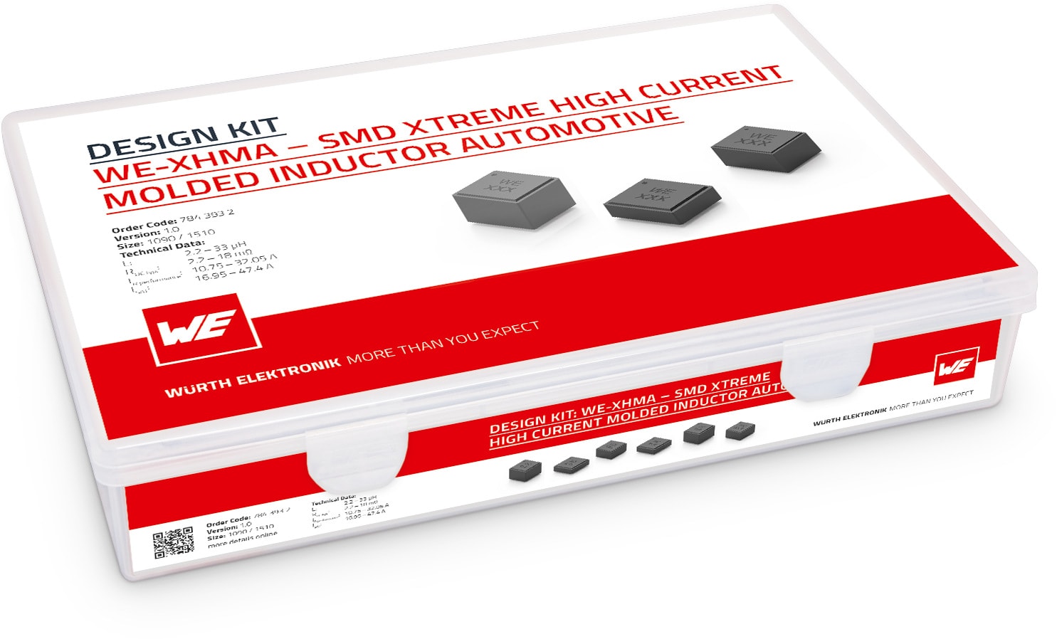 Design Kit WE-XHMA - SMD xtreme high current molded inductor automotive